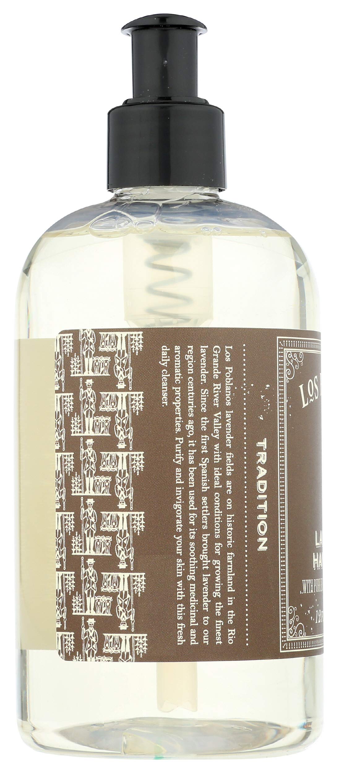 LOS POBLANOS Lavender Hand Soap, 12 FZ